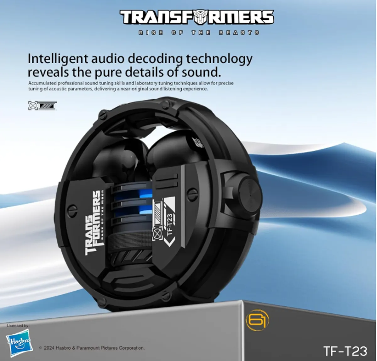 Transformers BT TF-T23 Earbud , BLK