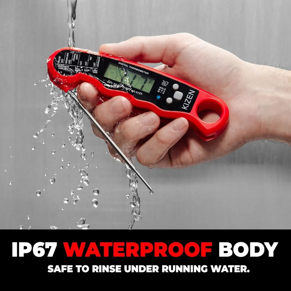 Instant Read Meat Thermometer Digital - Food Thermometer for Cooking