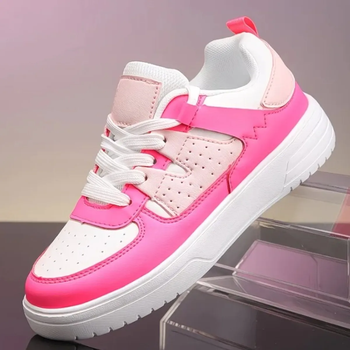 Women's Shoes Walking Lightweight Tennis Fashion Sneakers Sports - Size 8