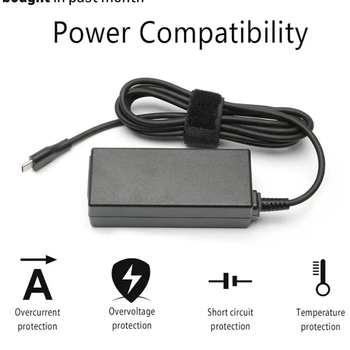 65W 45W USB C Laptop Power Replacement Adapter Charger for Lenovo Chromebook/Yoga/ThinkPad L580 L590 E580 E585 P43s P53s with Power Cord…