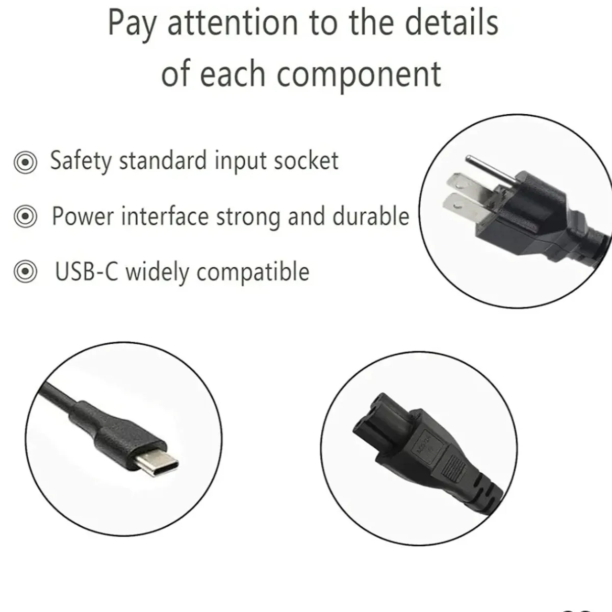 65W 45W USB C Laptop Power Replacement Adapter Charger for Lenovo Chromebook/Yoga/ThinkPad L580 L590 E580 E585 P43s P53s with Power Cord…