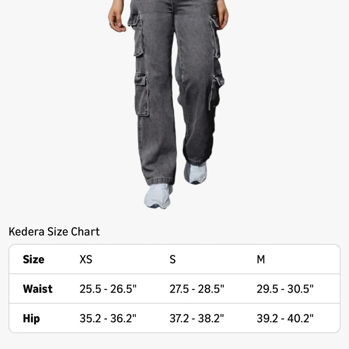 Women's Grey High Waist Denim Jeans Pants  -Size XS
