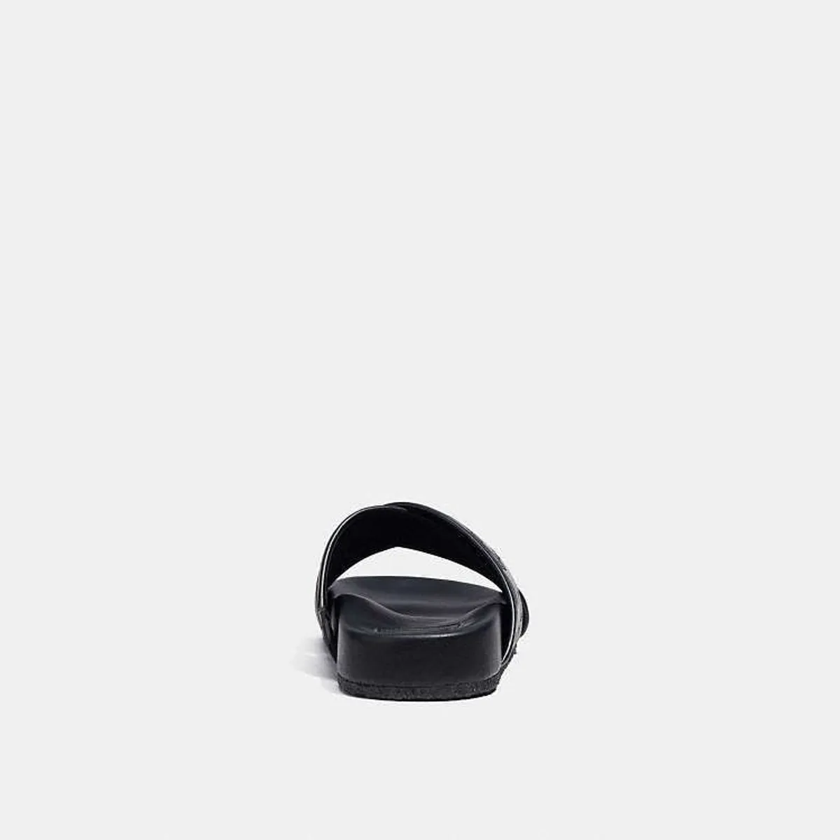 Coach Men’s Charcoal/Black Crossover Sandal   -Size 10