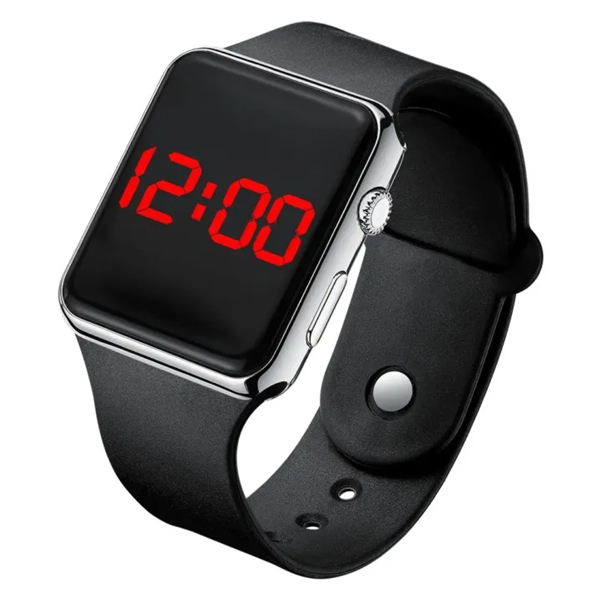 LED Watch Pink Strap For Digital Watch Silicone Band