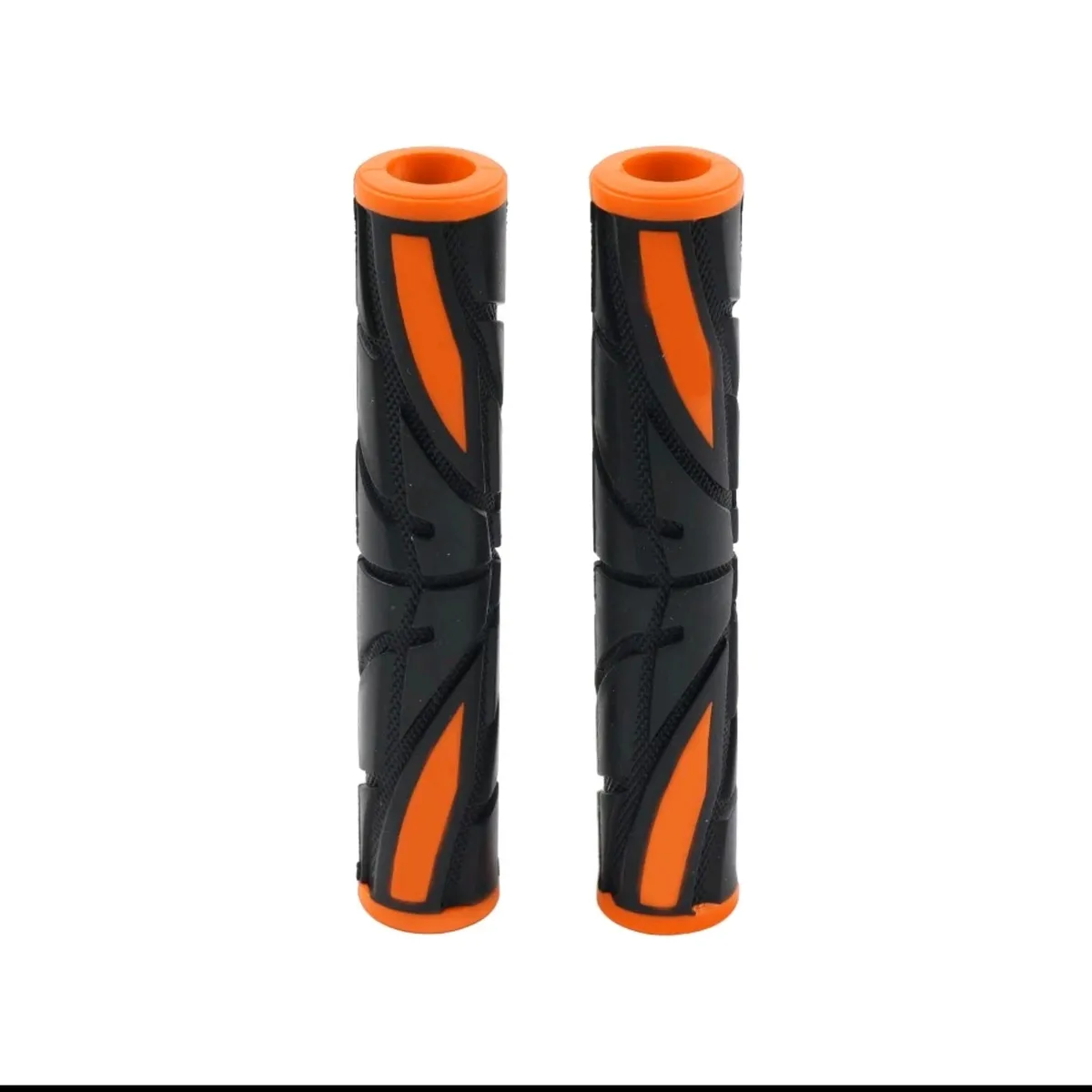Universal Orange Brake Clutch Handle Bar Grips Lever Rubber Sleeve Cover