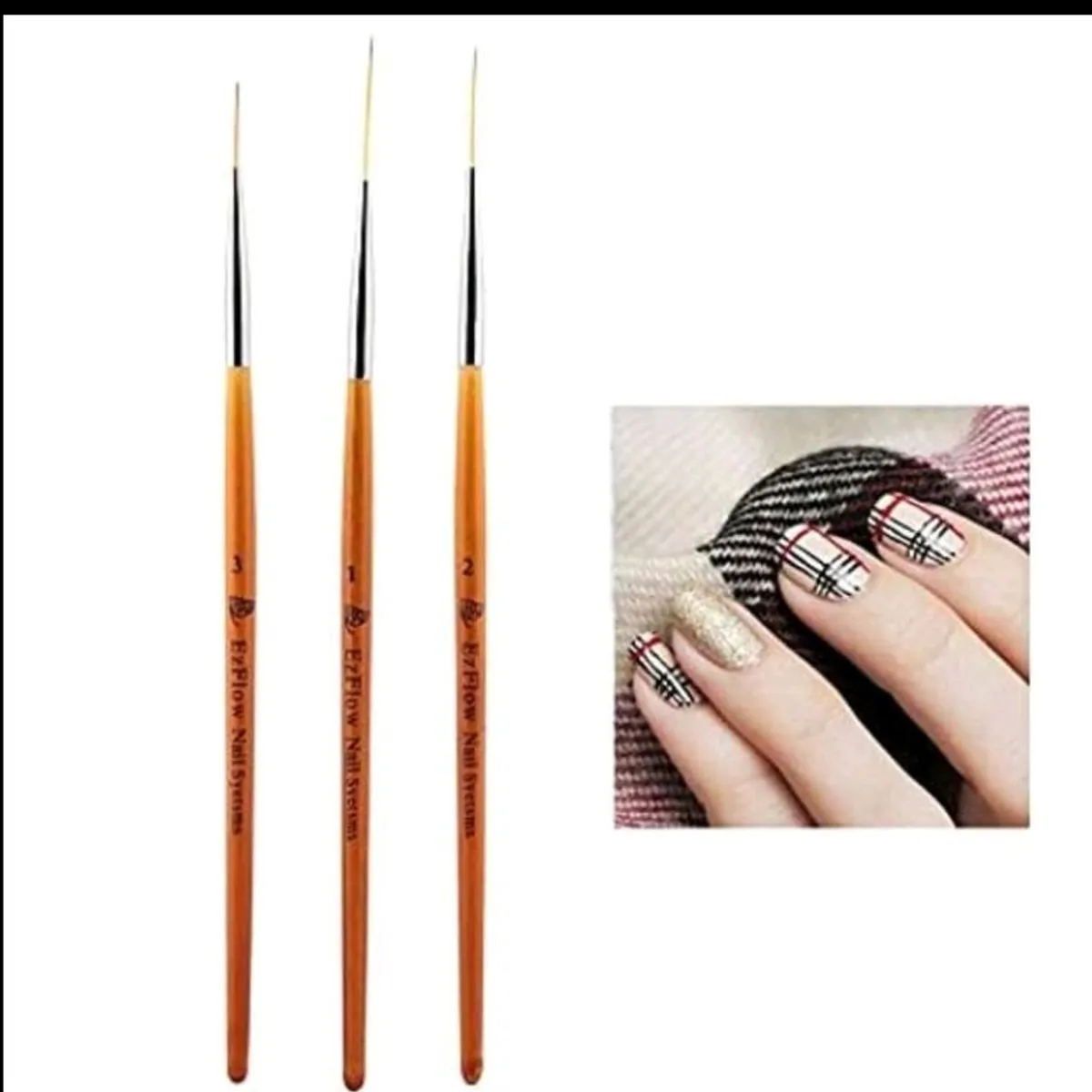 3Pcs Nail Art Liner