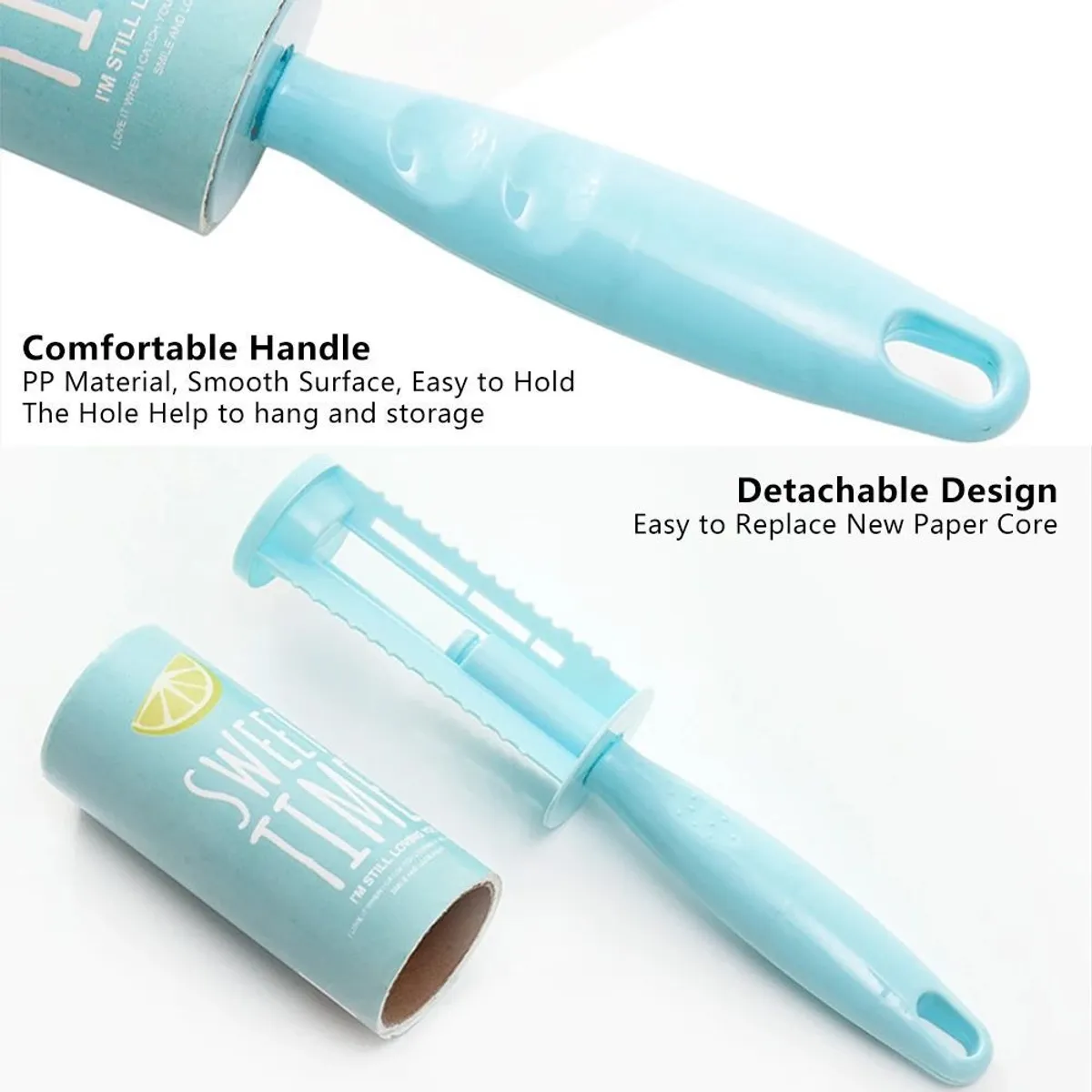 Reusable Lint Remover Sticky Roller Tearable Roll Paper