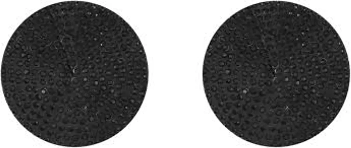 Circle Shaped Black Bling Nipple Pastie Bra