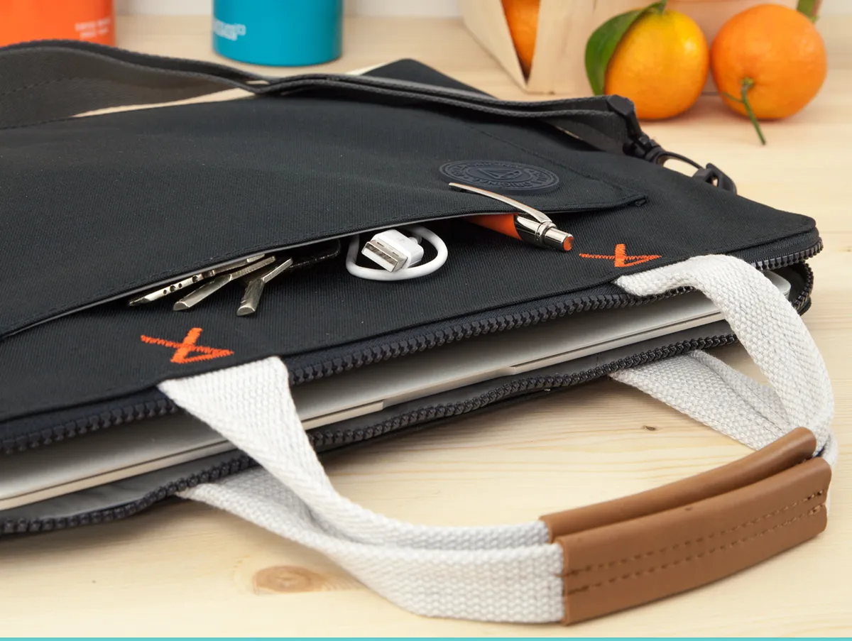 GOLLA Original Padded Black Laptop Bag Case Sleeve Canvas G1705 up to 16"