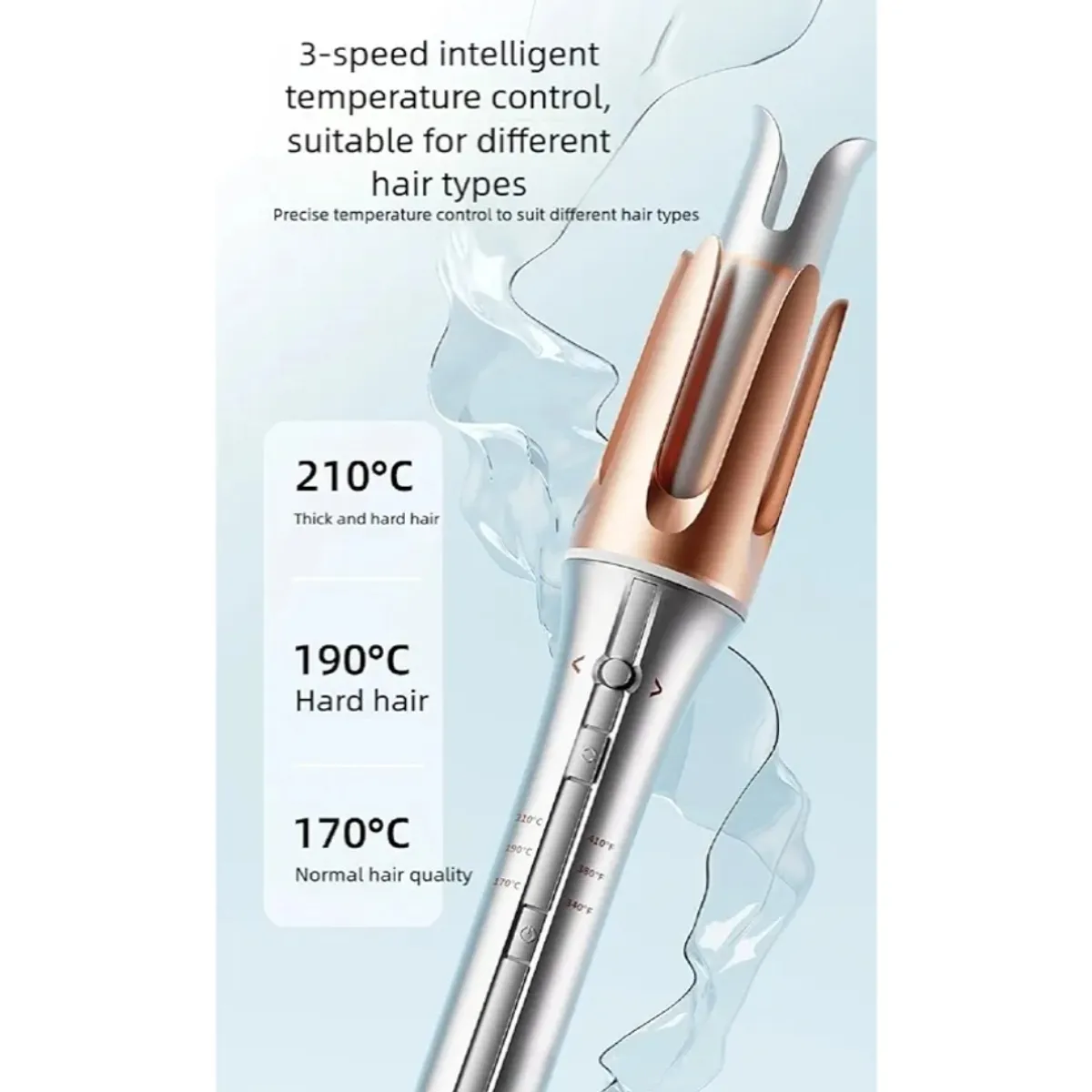 Fully Automatic Curling Iron, 30 Second Rapid Heating, 3-Speed Intelligent Temperature Control Suitable For Different Hair Types, Thickened Anti Perm Teeth, and 30 Minute Intelligent Power-off. (32MM)
