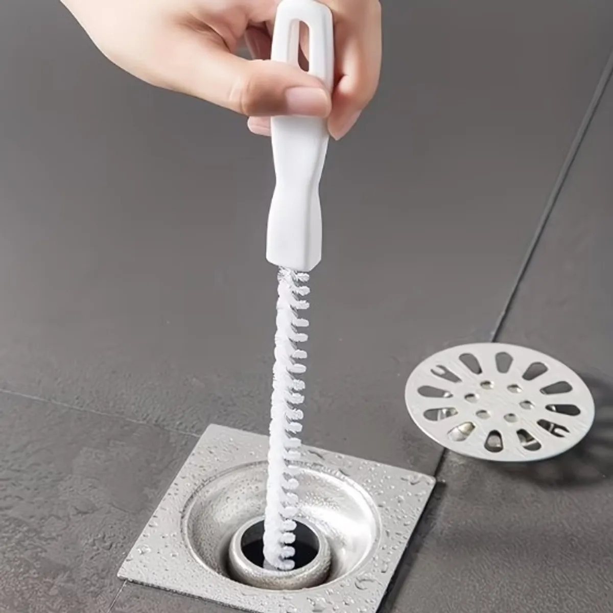 1pc Flexible Sink & Drain Cleaning Brush