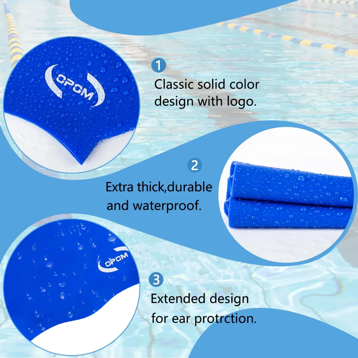 REDESS  Silicone Swimming Cap