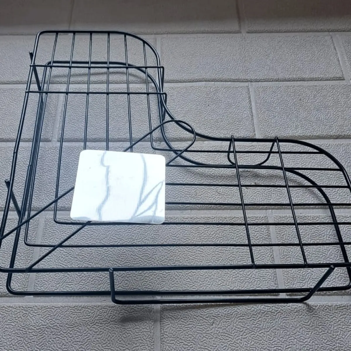 1Pc Metal Bathroom Corner Storage Shelf