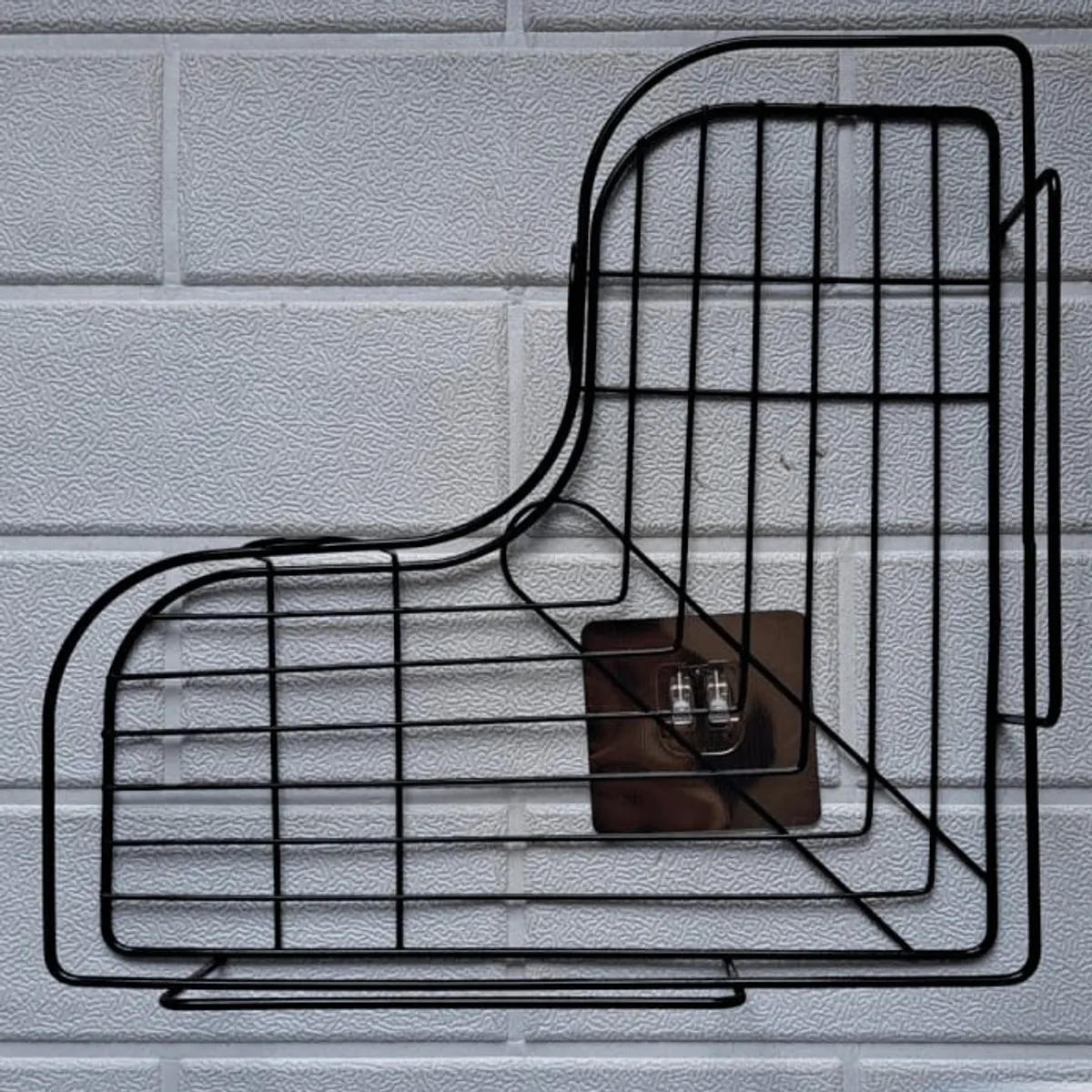 1Pc Metal Bathroom Corner Storage Shelf