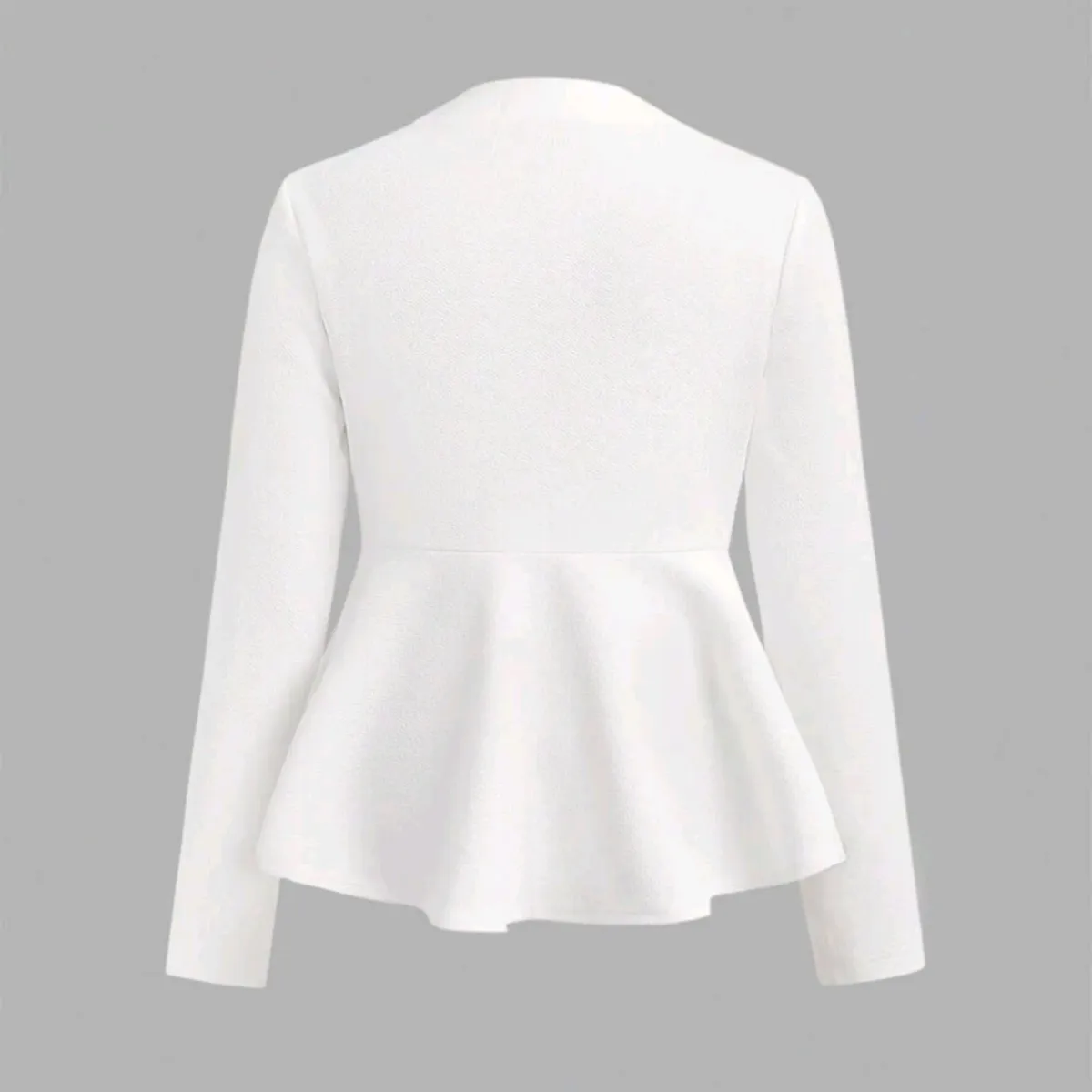 Girlism Tween Girl Casual Asymmetrical Hem High Low Lapel Blazer - Size: M