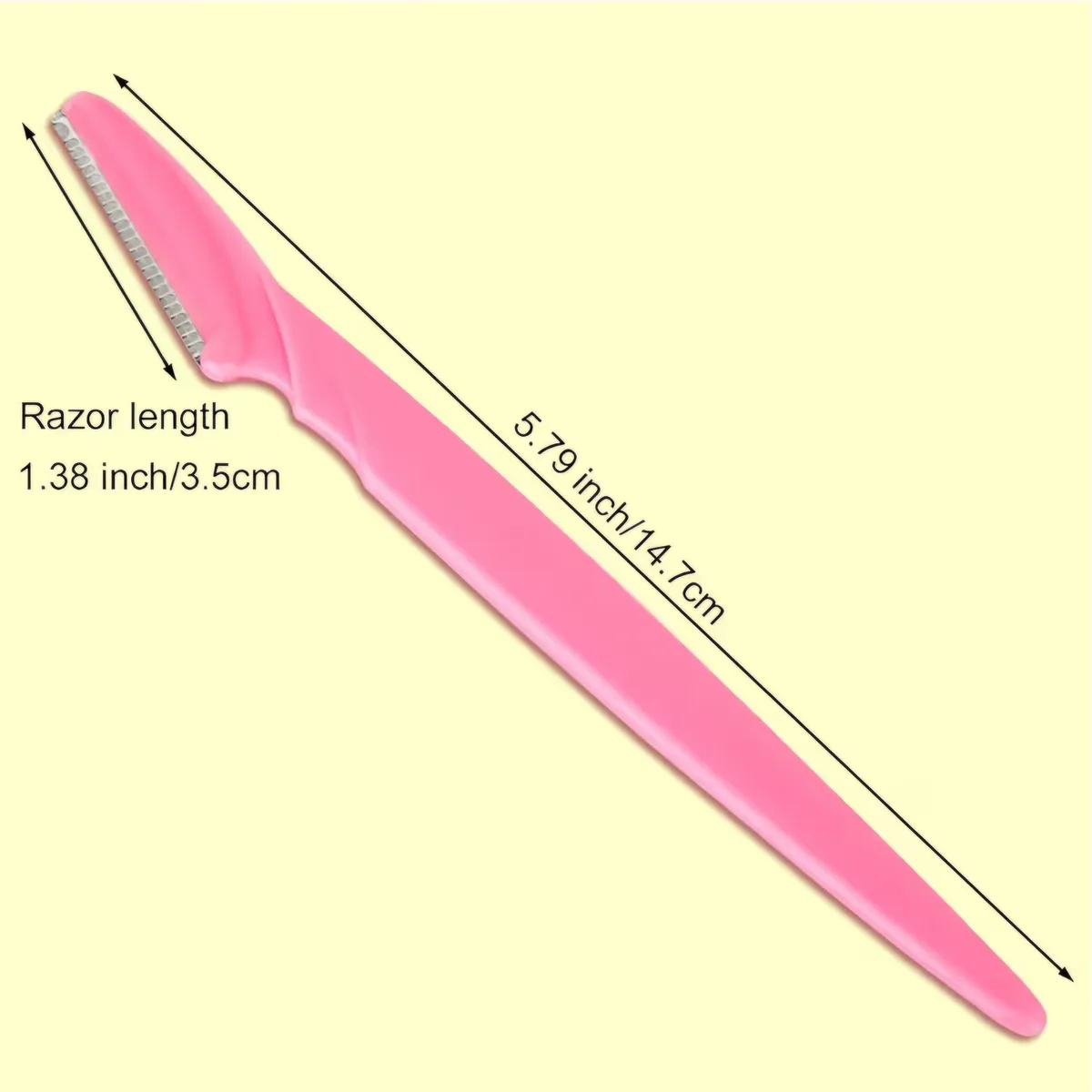 Eyebrow Razor and Face Razor for Women and Men, Eyebrow Hair Trimmer and Shaver with Protective Cover,Safe and Newbie Friendly, 3Pcs,