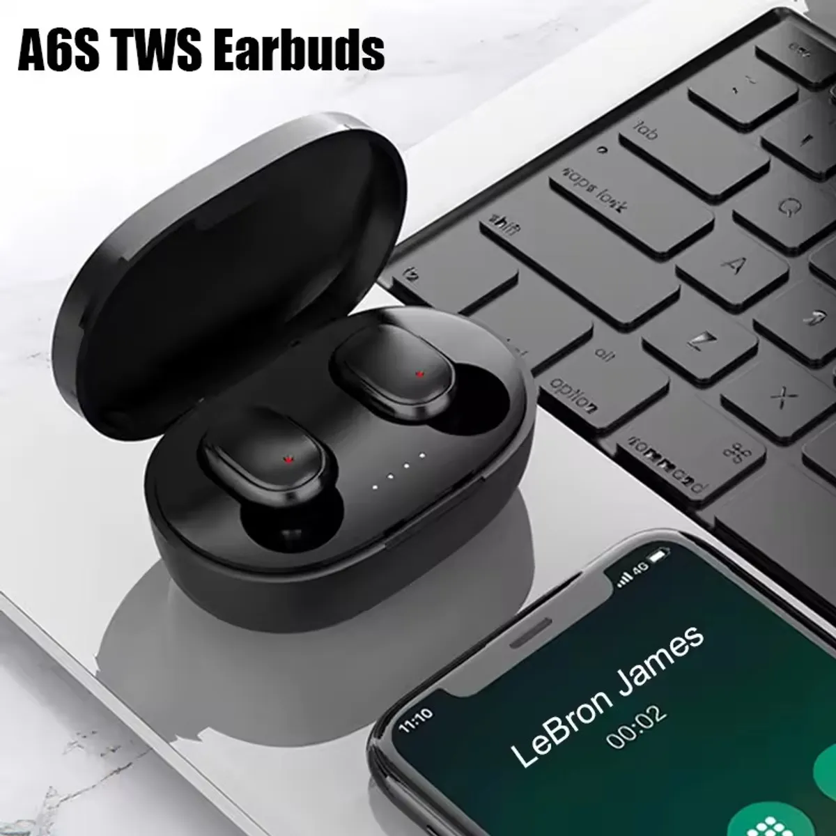 A6s Bluetooth Headset Earphone
