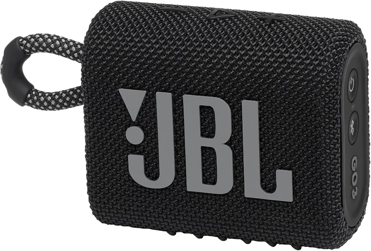 JBL Go 3 - Premium Sound Portable Mini Bluetooth Speaker (BLK)