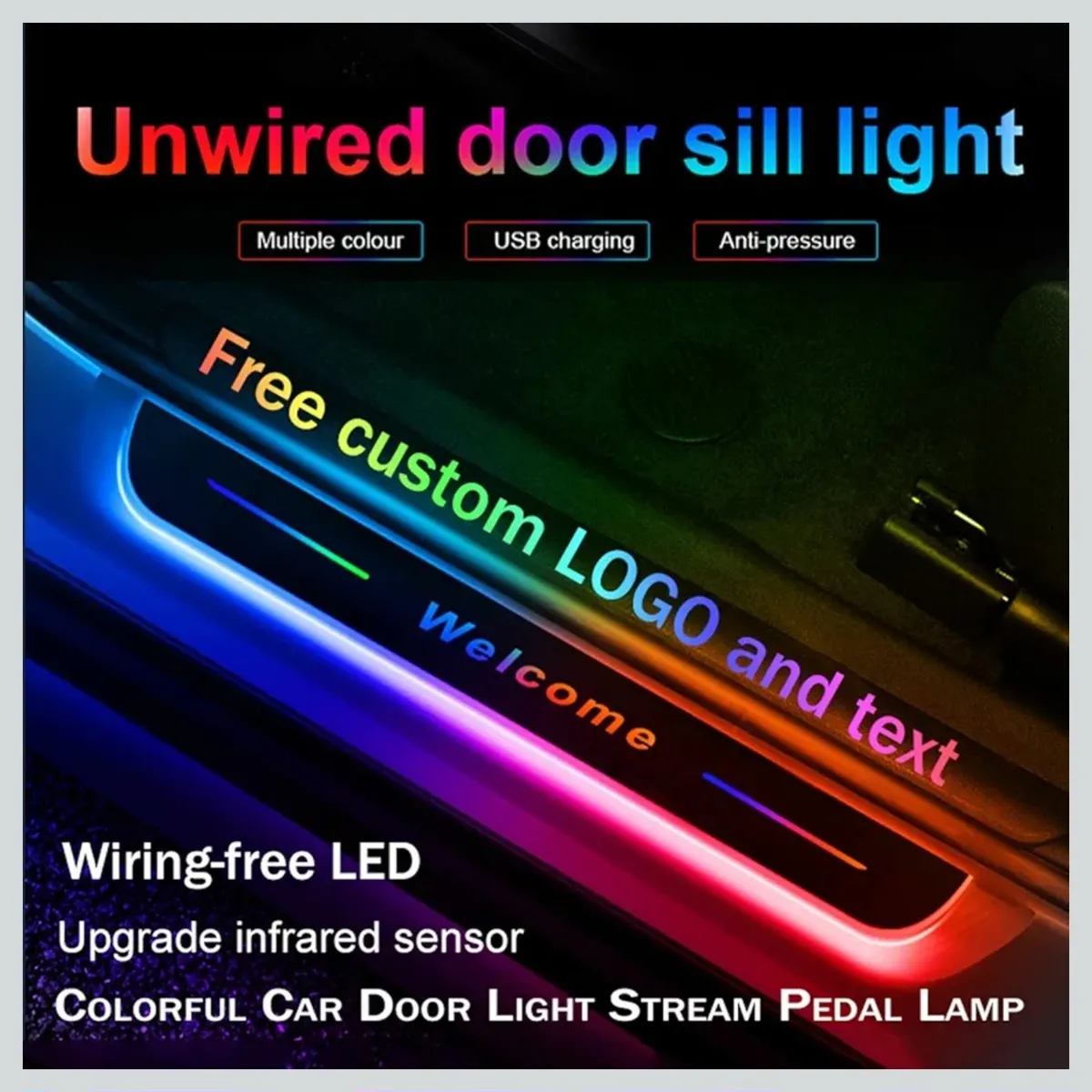 LED Car Door Sill Lights,