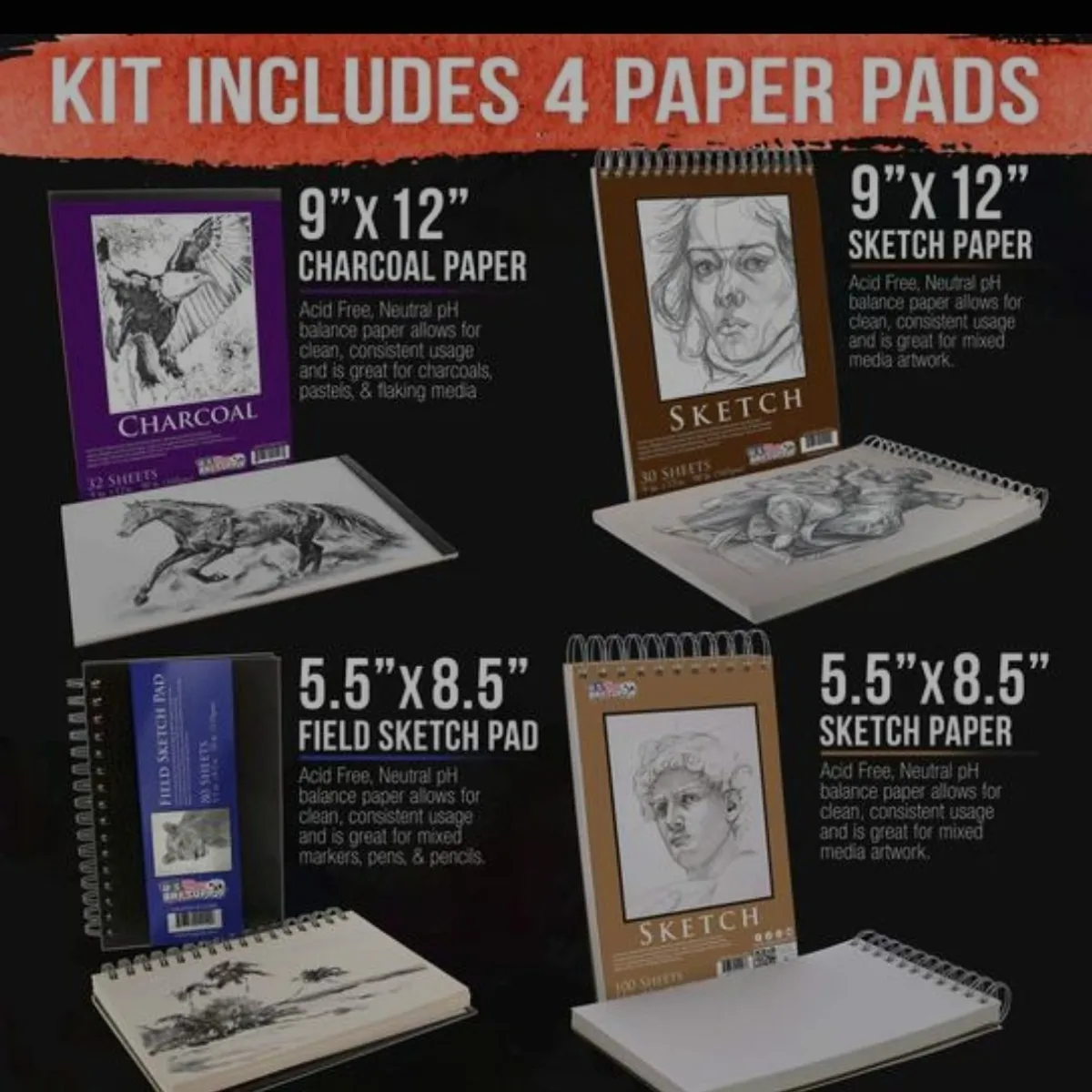 44-Piece Drawing & Sketching Art Set.