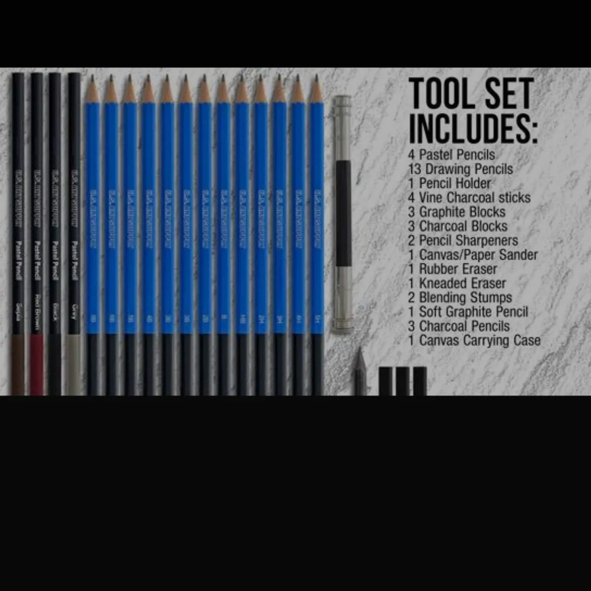44-Piece Drawing & Sketching Art Set.