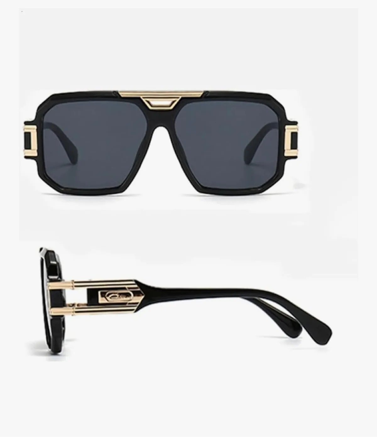 Luxury Sunglasses Men Vintage Oversized Eyewear Male Shades Uv400 Glasses
