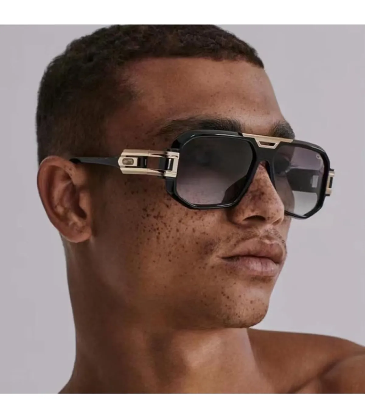 Luxury Sunglasses Men Vintage Oversized Eyewear Male Shades Uv400 Glasses