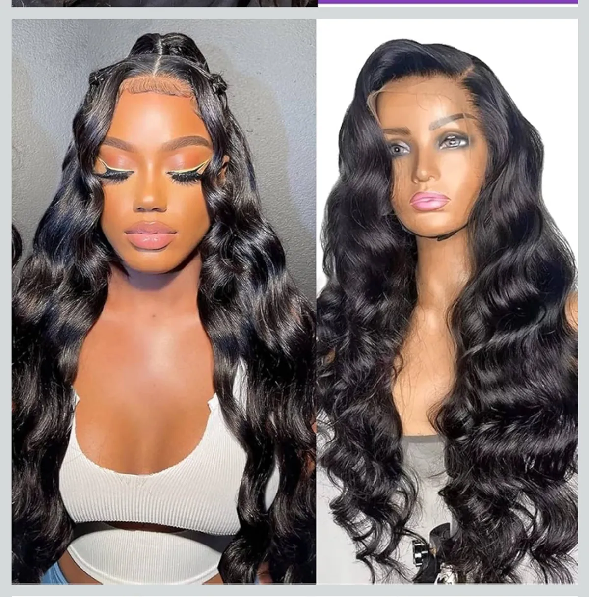 26” Body wave wig unprocessed 100% human hair 13*4