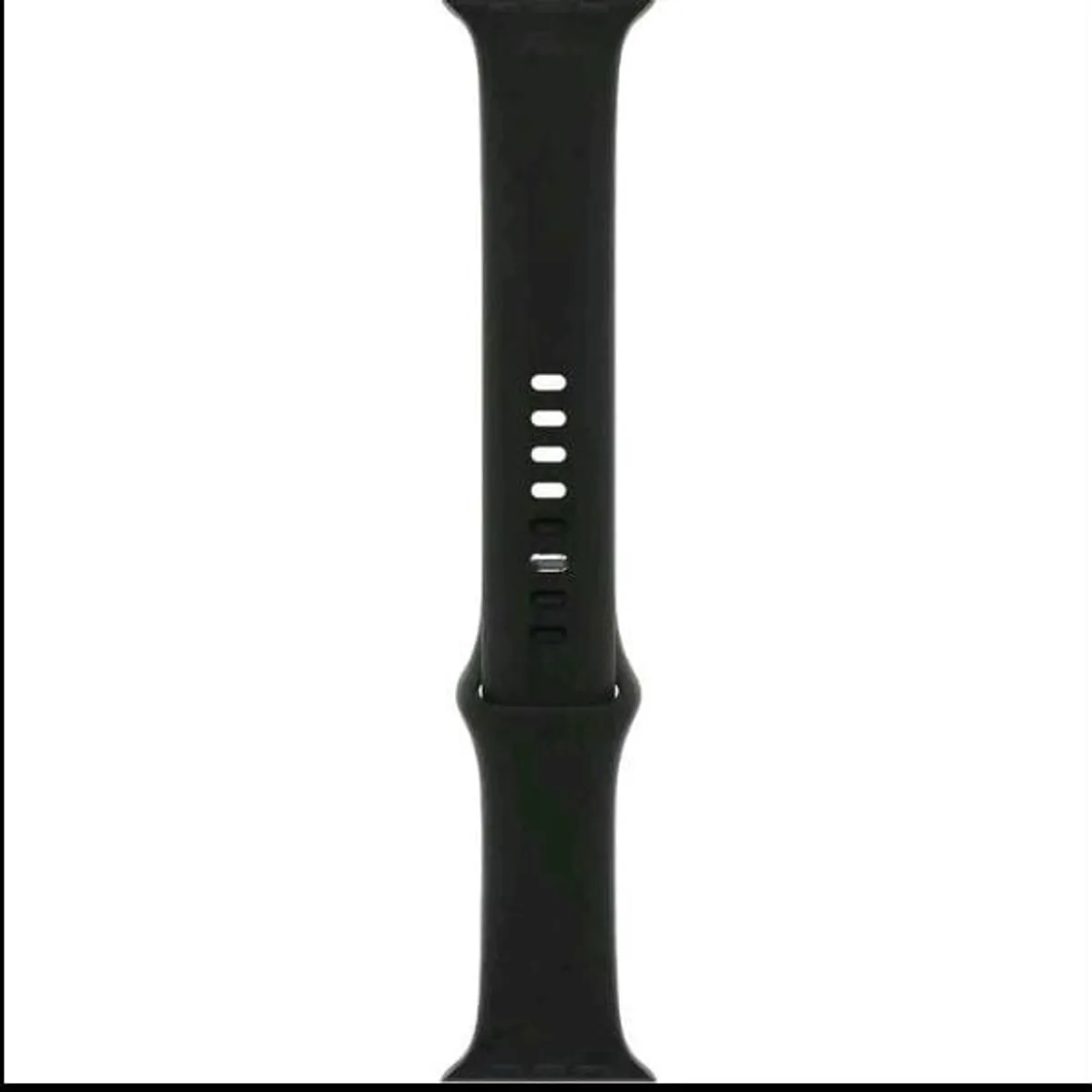 Black Silicone Strap Band For Apple Watch Bands Women And Men