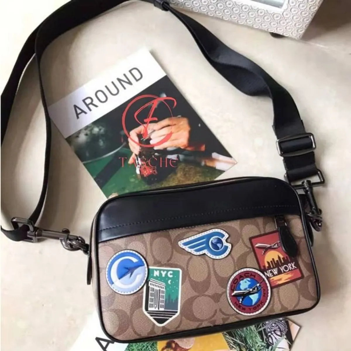 COACH Camera Crossbody Men Sling Bag