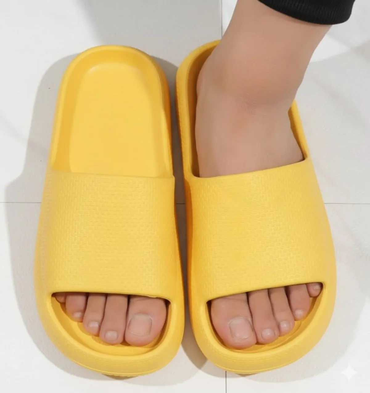 Men's Cool Slides , Yellow 38-39