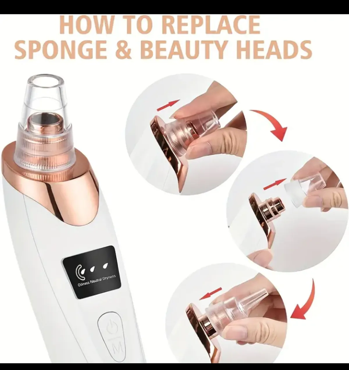 Blackhead vacuum remover
