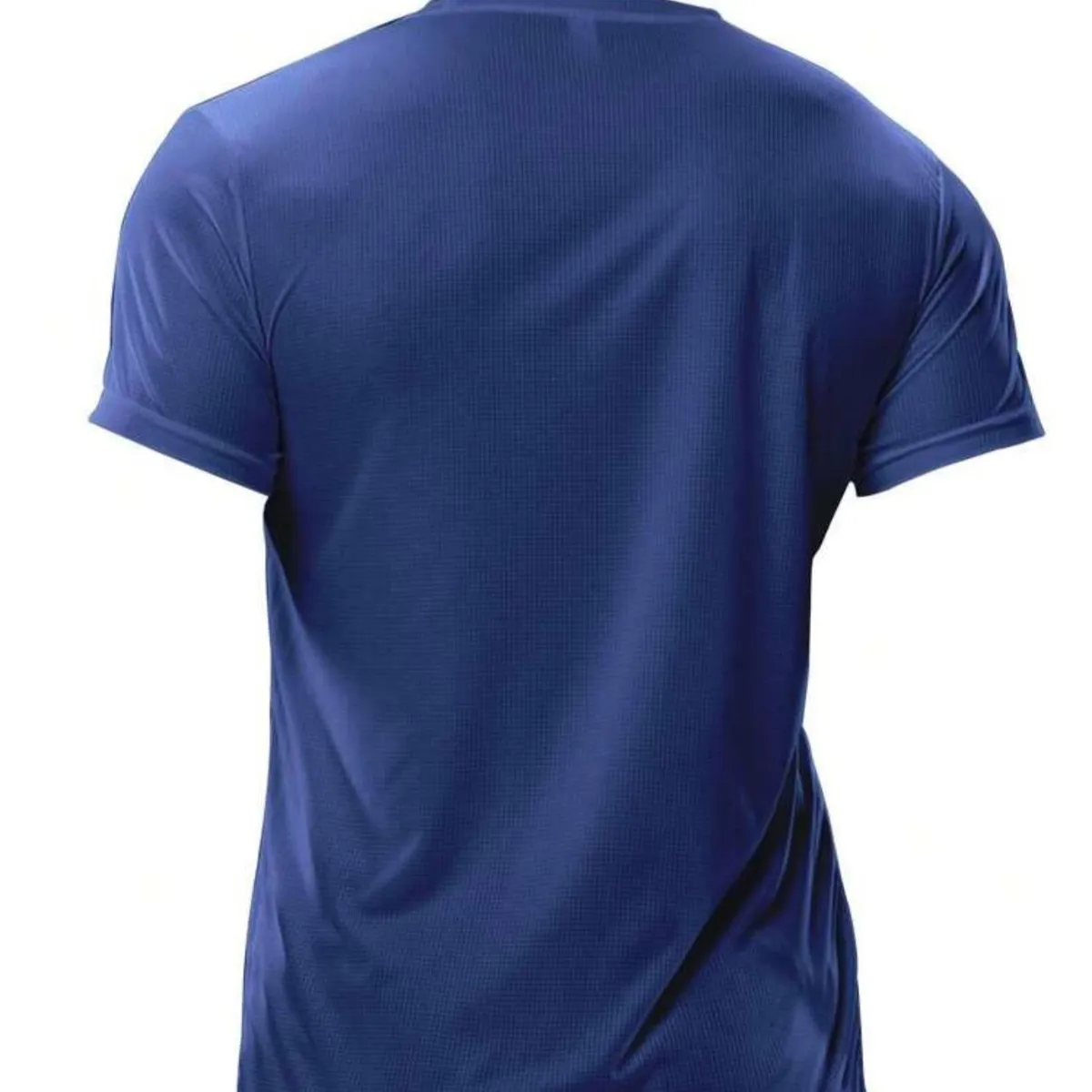 Men Sports T-Shirt, Short Sleeve T-Shirt, Running Sports T-Shirt, Fitness Clothing, Outdoor Blue T-Shirt - Size S.