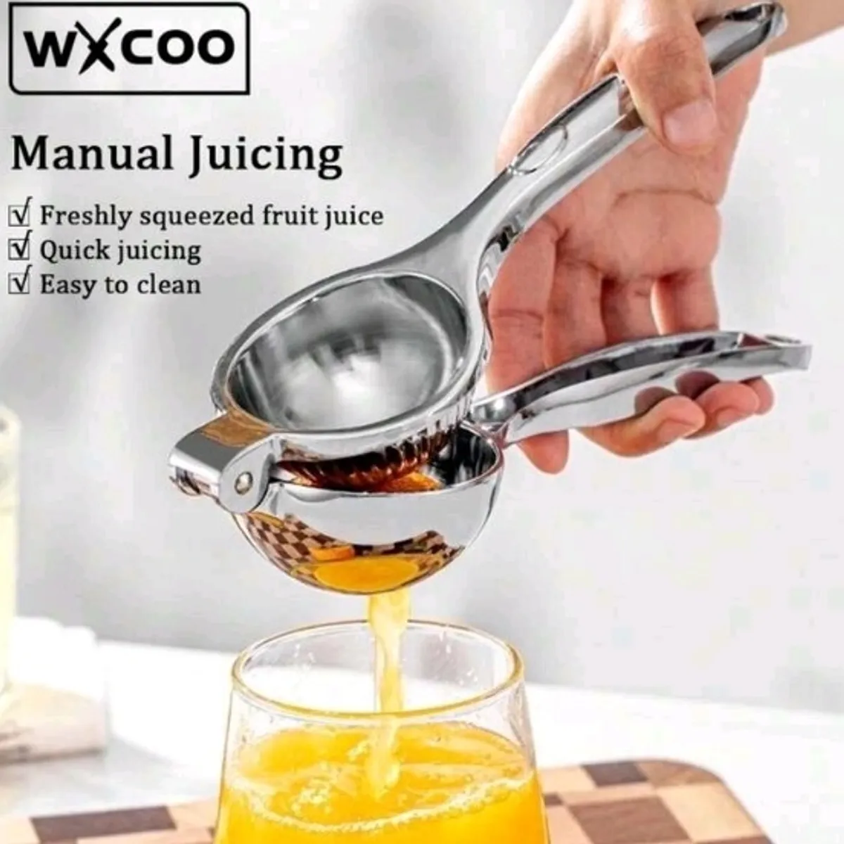 1pc Steel Manual Juicer Processor Squeezer