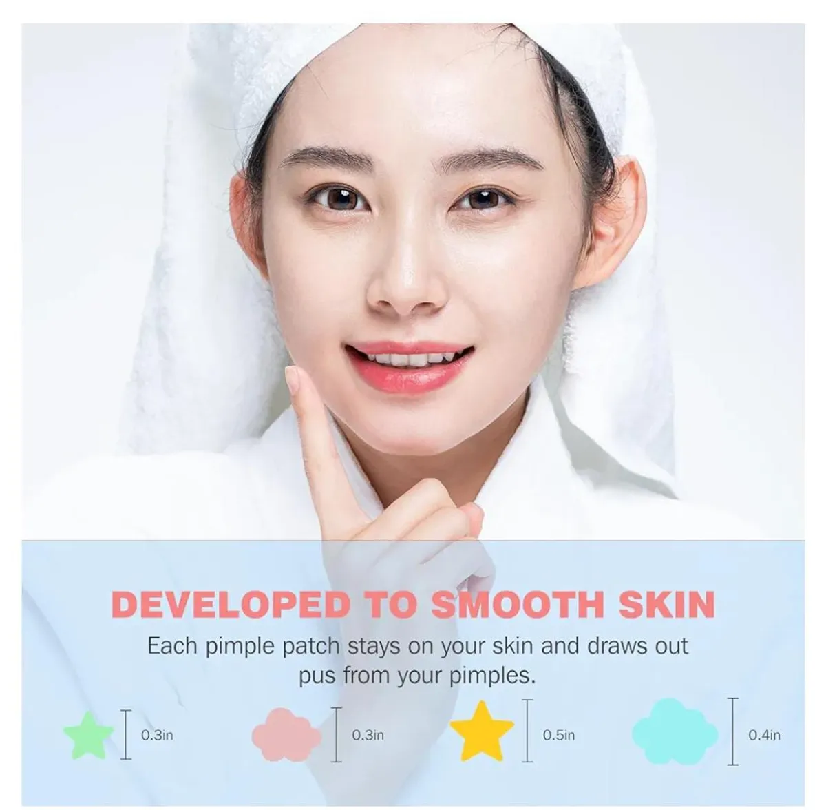 Hiloes Pimple Patches For The face 260 Pieces hydro-colloid Acne Patches To Cover Pimples And Blemishes