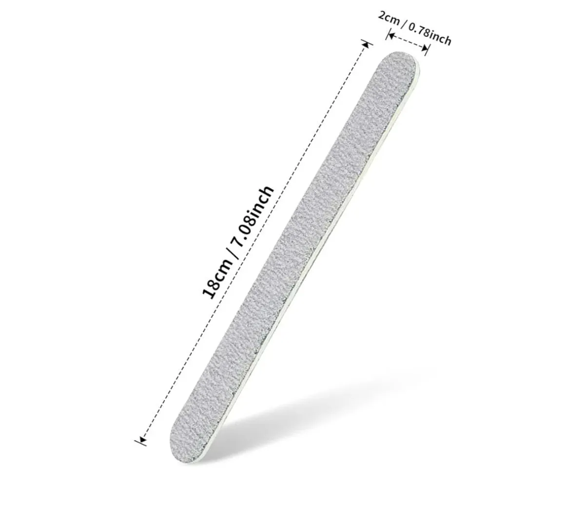 1Pc 100/180 Grit Nail Files Double Sided Emery Boards Coarse And Medium Nail File For Acrylic Nails And Natural Nails
