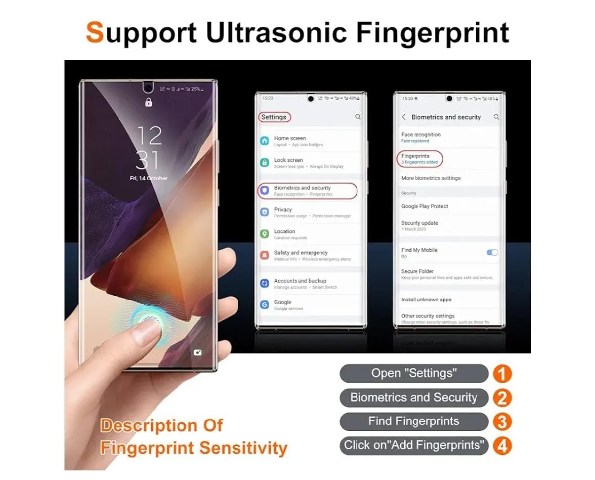 2 Pack Compatible Tempered Glass Compatible With Samsung Galaxy Note 20 Ultra