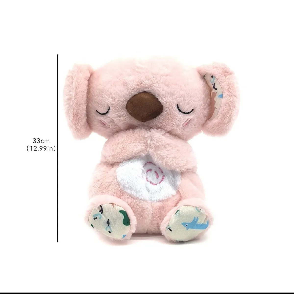 Stitch Animal Kosla Sleep Soft Plush Toy Kids Doll with Breathing Music & Light