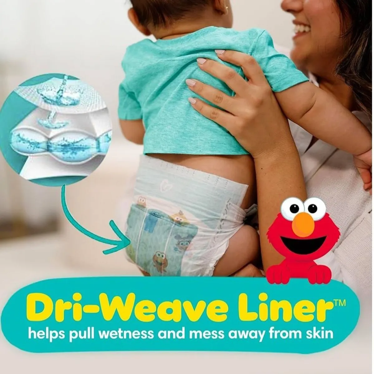 Pampers Baby Dry Diapers, Size 4, Absorbent Disposable Diapers, 1 Pack (Count of 144)