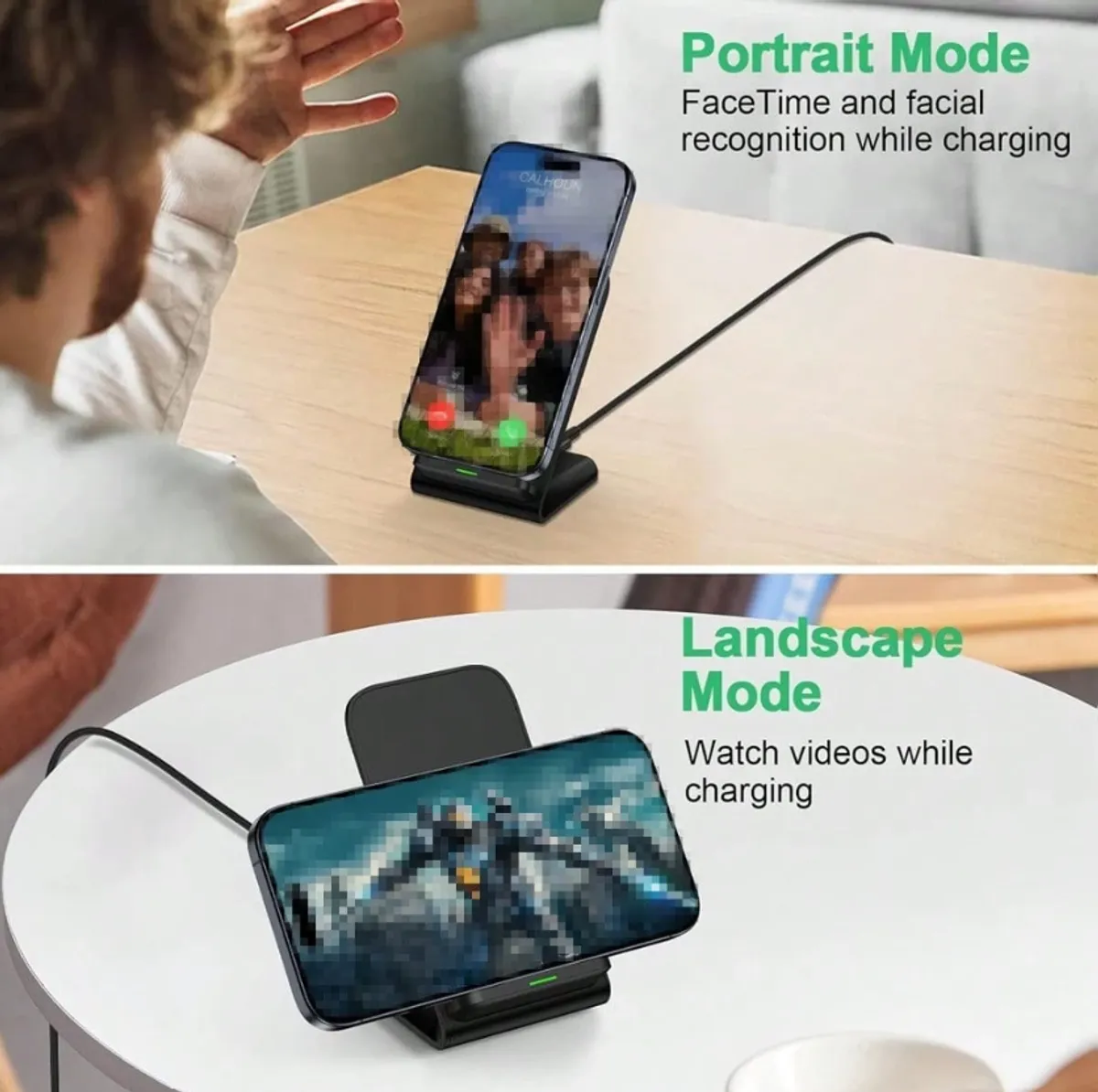 15W Wireless Charger, BLK
