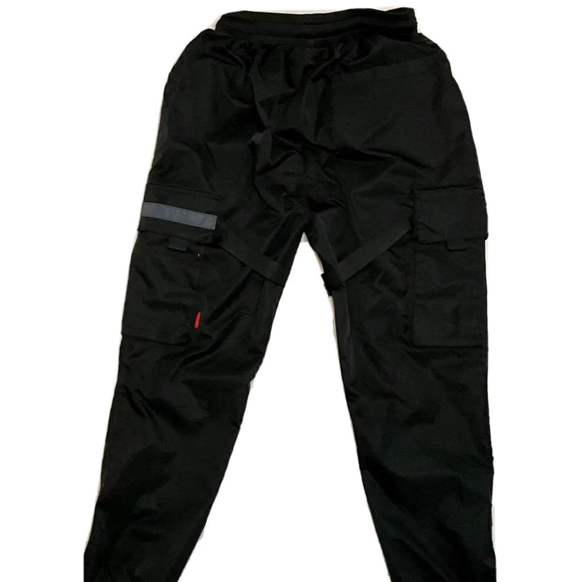 Niepce Inc STREET WEAR Men’s Streetwear Cargo Jogger Pants Black Size Small - L