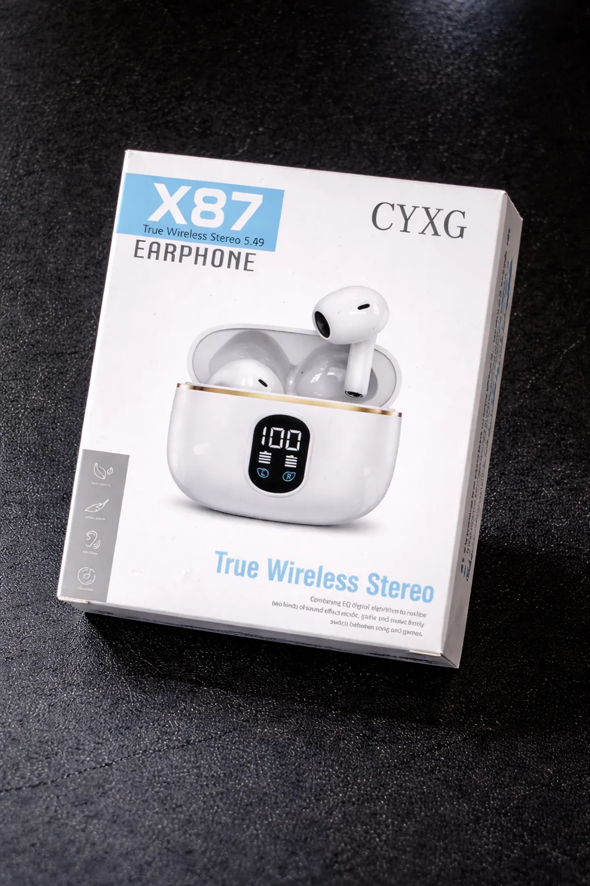 CE X87 Wireless Earbuds with Smart LED Case