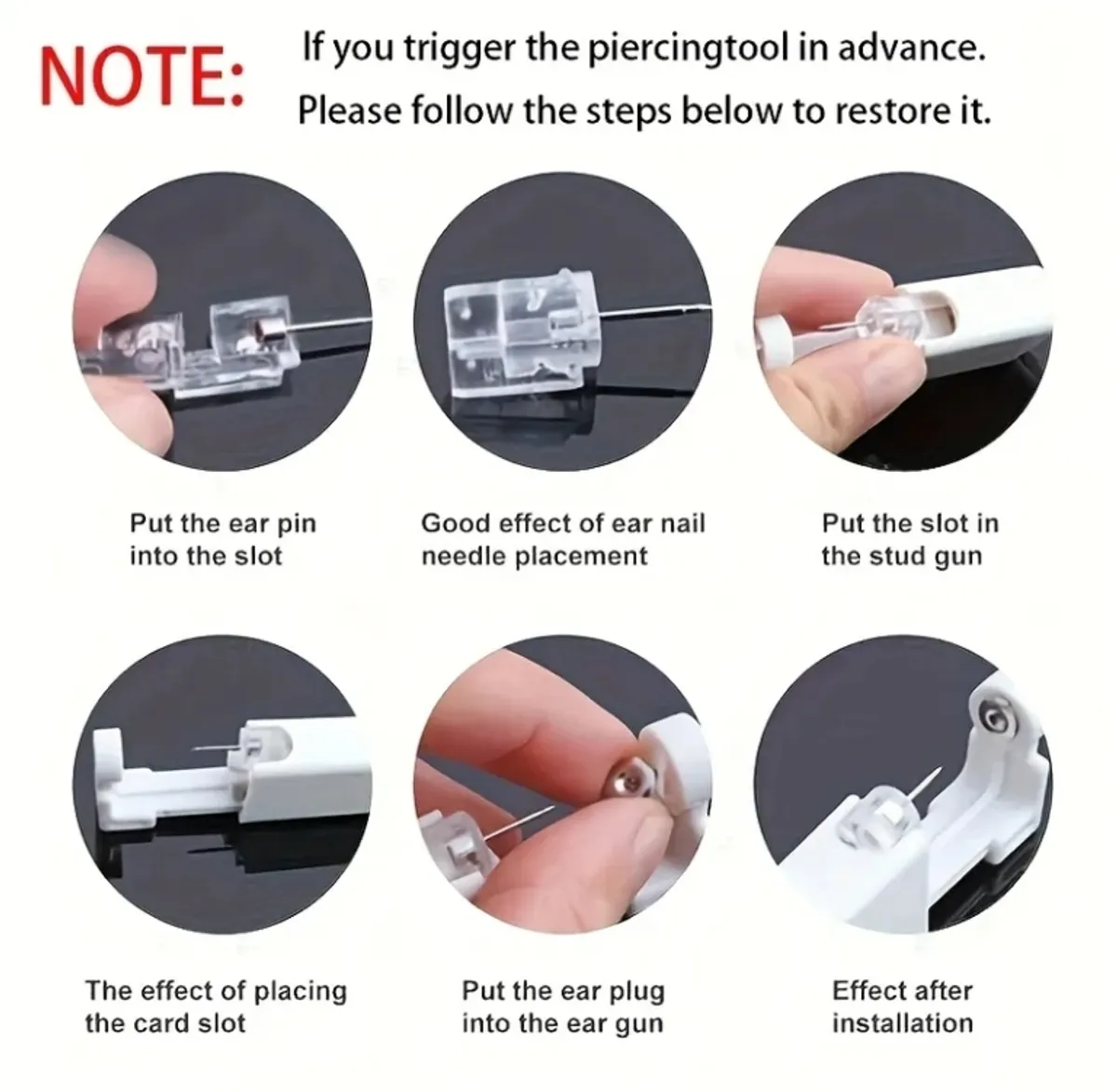 Disposable Piercing Gun