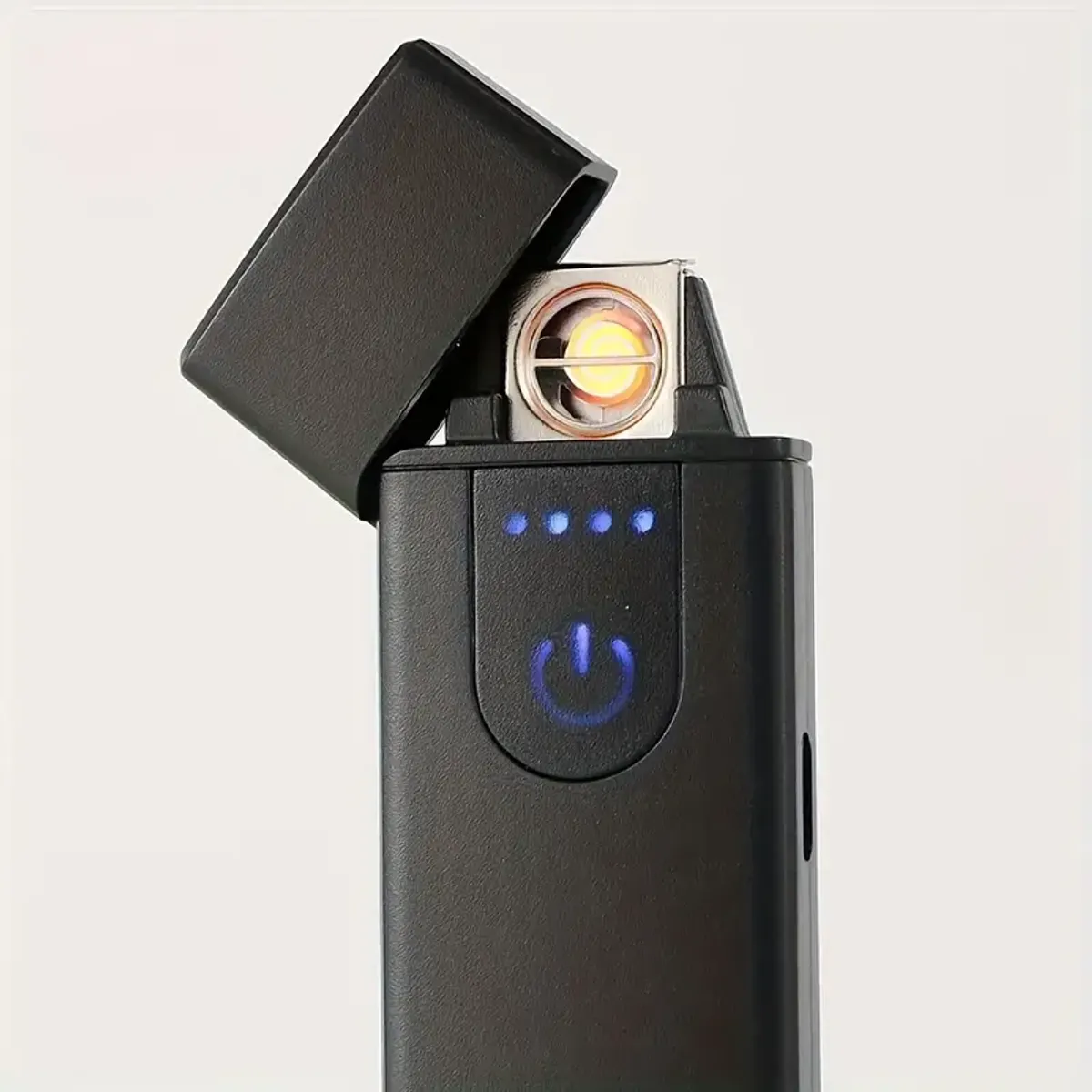 1pc Windproof USB Rechargeable Touch Sensor Lighter, Portable Electronic Flint Lighter