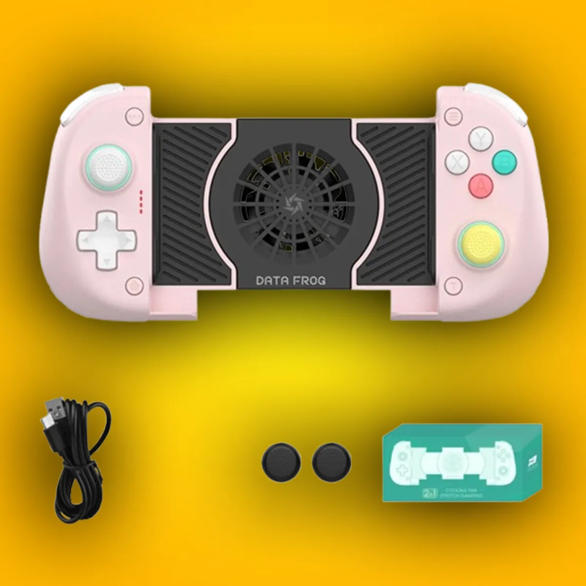 DATA FROG X3 Wireless Gaming Controller For Android & ios Devices, Pink
