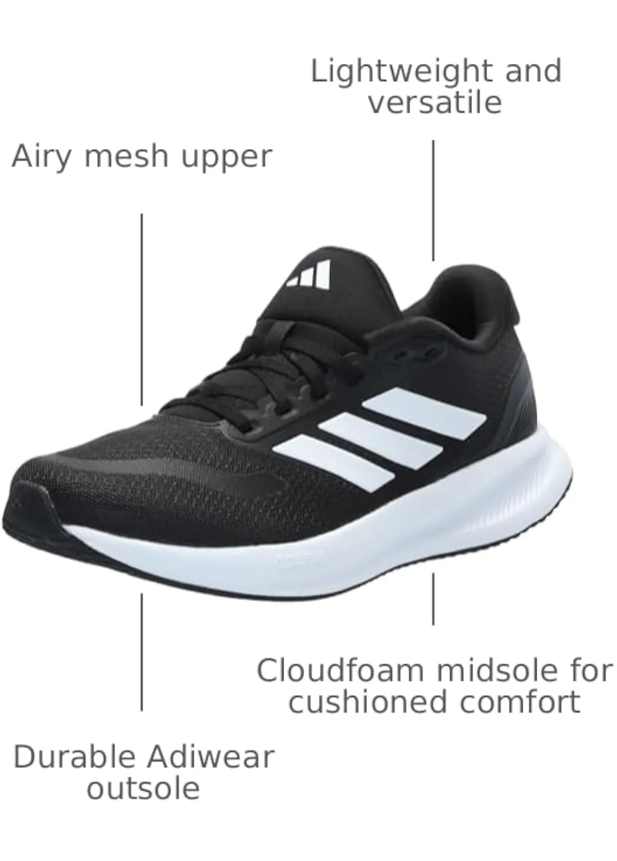 Adidas Run Falcon 5 Running Shoes  8 1/2 Man | 10 Women