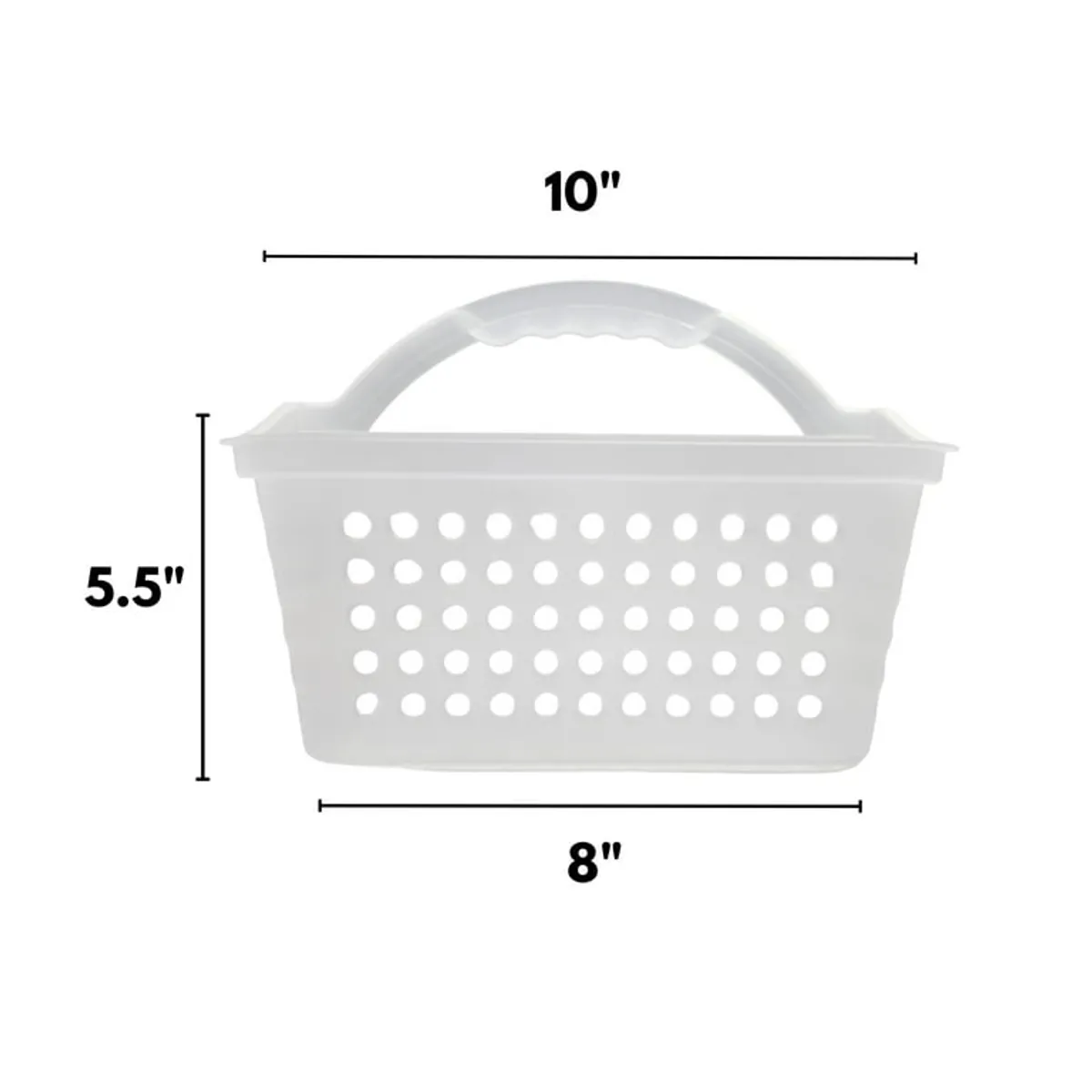 MainStays
Small Portable Shower Caddy Frost Plastic