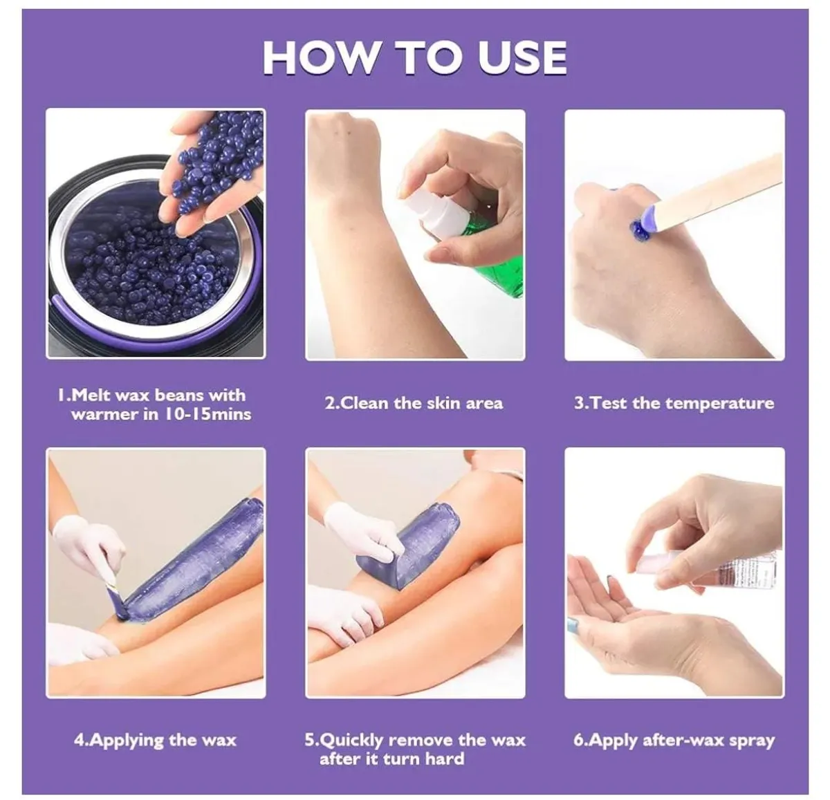 Bestidy Waxing Kit For Women Men Hair Removal