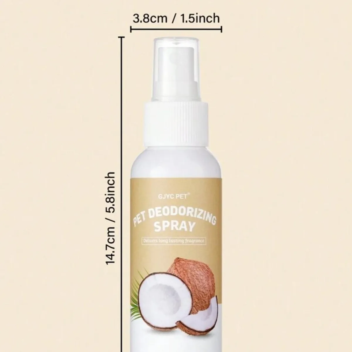 Coconut Dog Perfume Spray Long Lasting 3.38 Fl Oz.