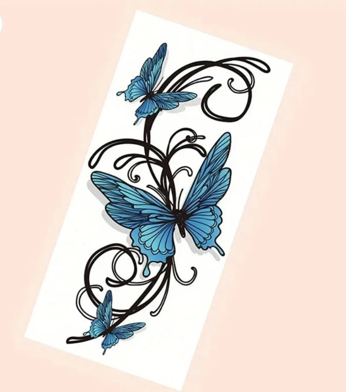 Sexy Waterproof Butterfly Temporary Tattoo Sticker